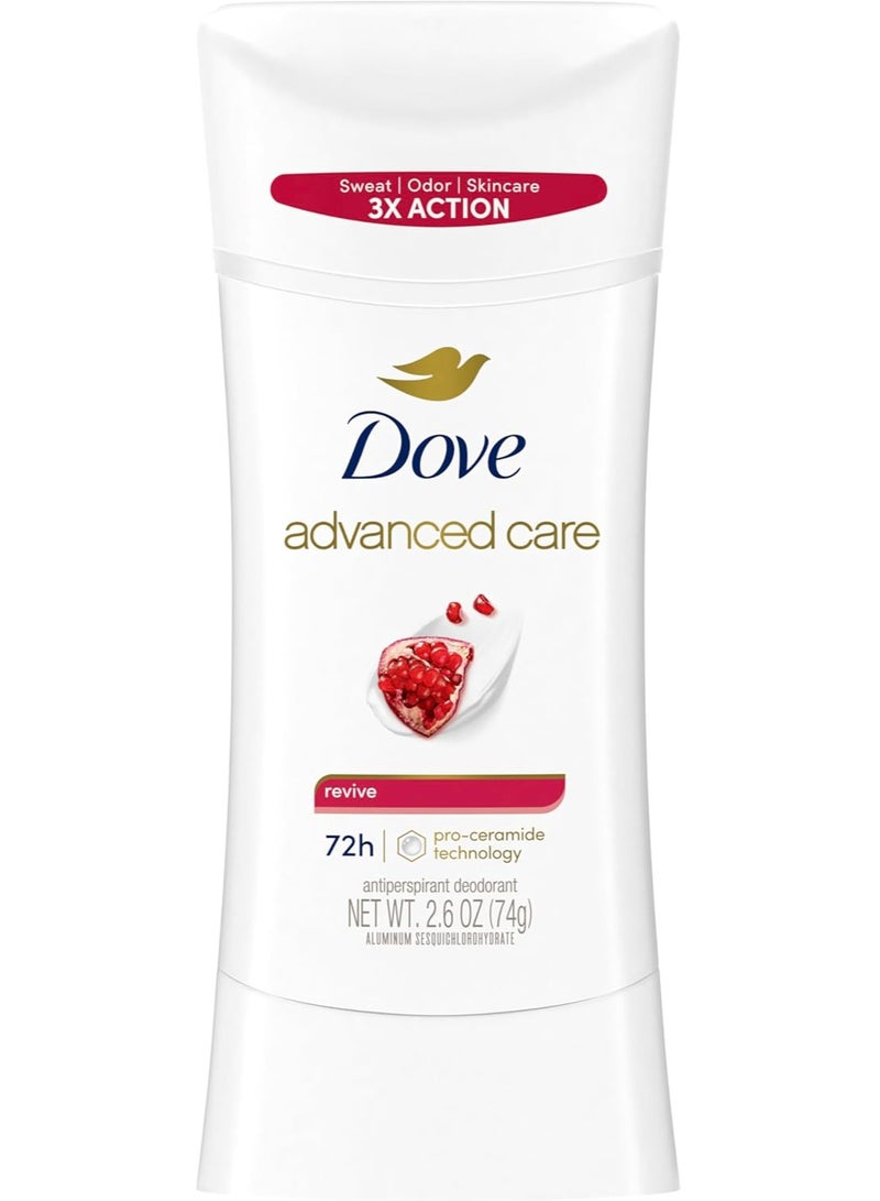 Dove Advanced Care Antiperspirant Deodorant, Revive 74gm - Image 1