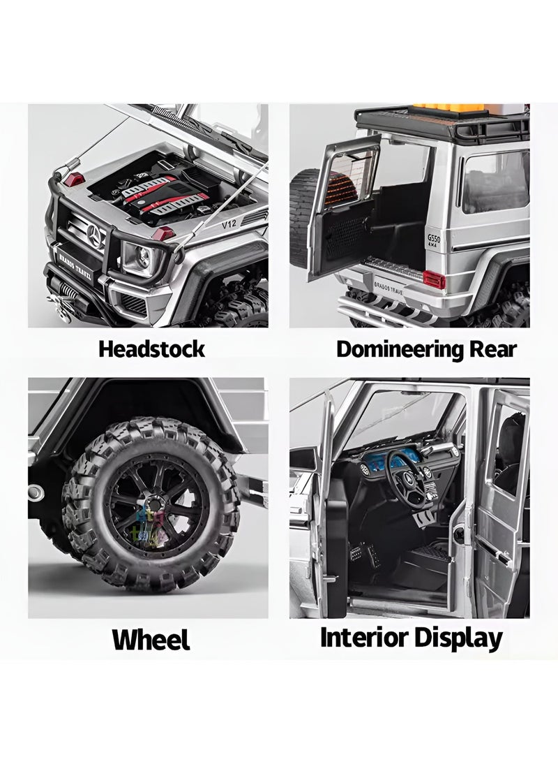 Toys R Us 1:22 Brabus G550 4x4 Edition – Diecast Alloy Car –Che Zhi SUV Model - Image 4