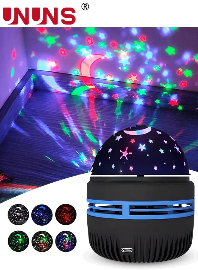 UNUNS Led Projector Light,Night Light For Kids,Moon And Star Projector 360 Degree Rotation,Star Night Light For Boy Girl Gift - Image 1