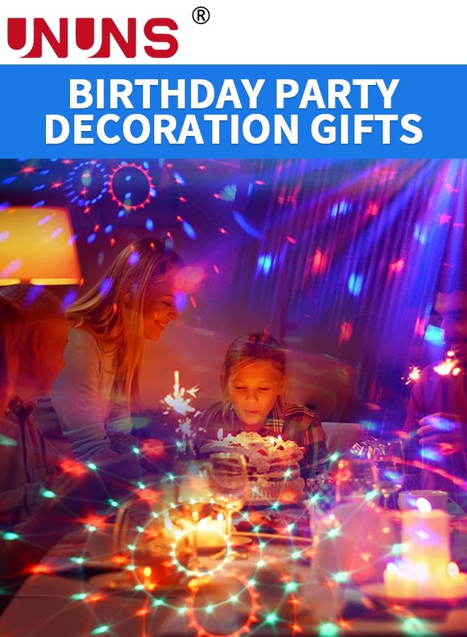 UNUNS Led Projector Light,Night Light For Kids,Moon And Star Projector 360 Degree Rotation,Star Night Light For Boy Girl Gift - Image 3