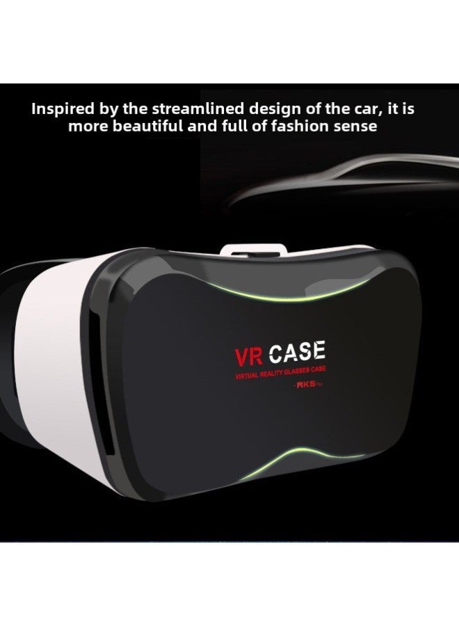 Smart VR Glasses Head-mounted Movie Game Virtual Reality 3D Digital Glasses Mobile Phone Special Wholesale-Color:Suit Glasses + Handle  - Image 5