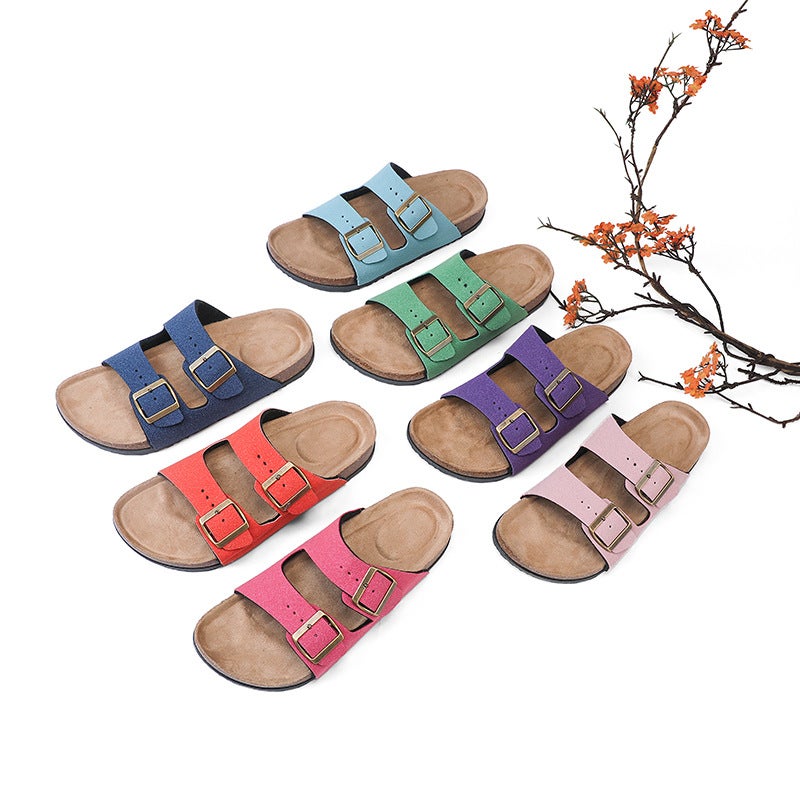 Couple'S Cork Slippers All-Match Casual Comfortable Women'S Slippers Men'S Outwear Slippers Trendy Fashion Slippers - Image 5