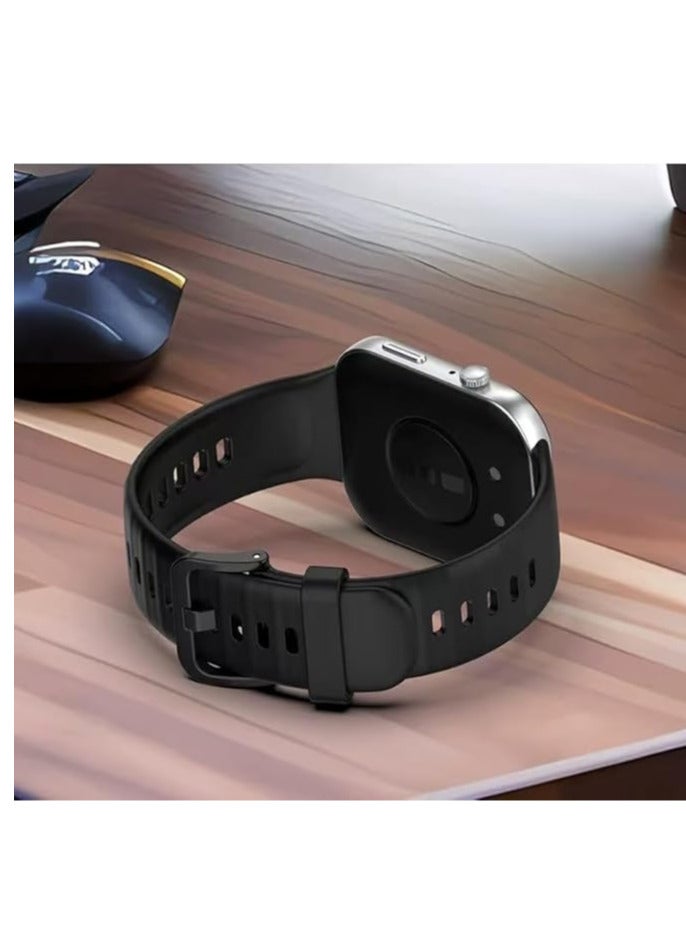 Silicone Bracelet for Watch Fit 3/Watch Fit 4 Pro/Fit 4 Strap (2025), Soft Silicone Sport Replacement Strap for Women/Men, Adjustable Waterproof Sports Band - Image 4