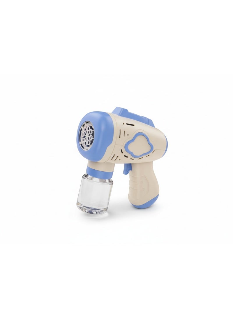 مسدس فقاعات  – إطلاق فقاعات أوتوماتيكي مع إضاءة LED وبطاريات AA مرفقة , تصميم مميز , يشمل سائل الفقاعات , لعبة ممتعة للأطفال - Image 1