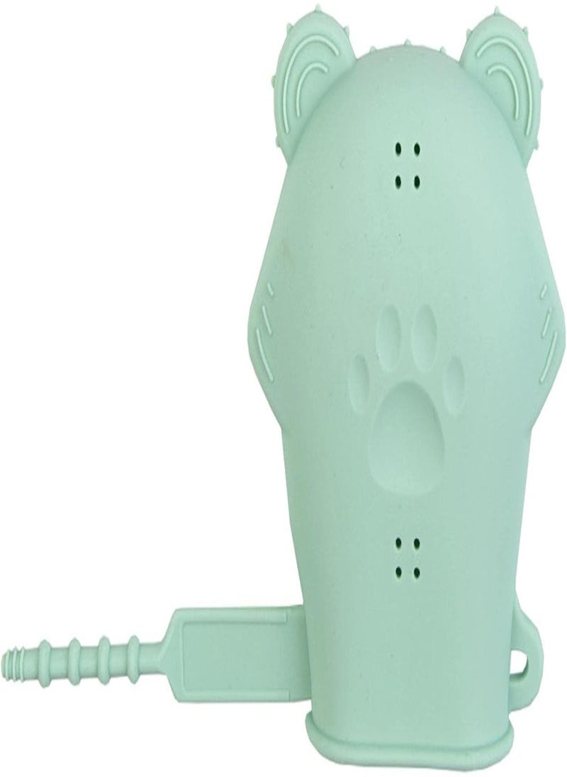 GGOOT - Silicone Infant Teething Mitten,Cute Bear Shape Infant Teether Toy Chewing Mitts | Food-Grade Silicone Mitt Protect Hands from Chewing & Biting - Image 1
