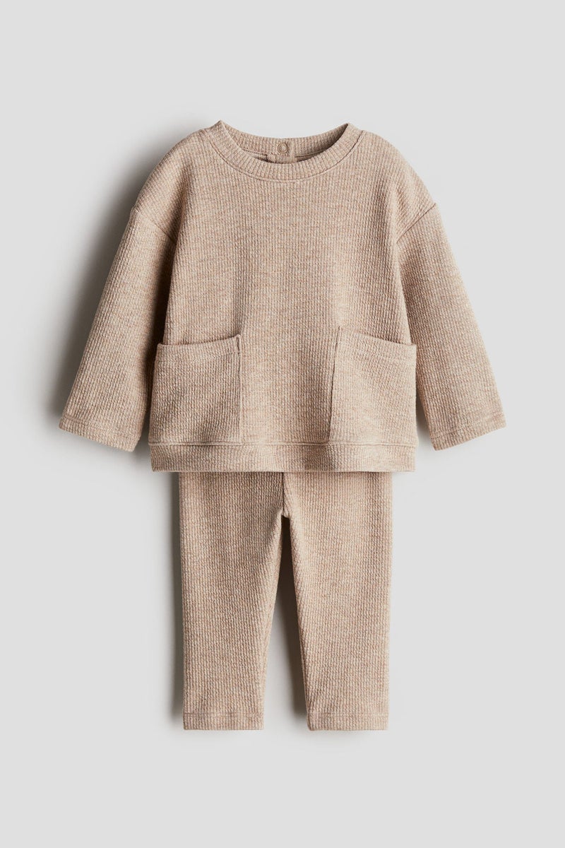 H&M 2-Piece Cotton Jersey Set - Image 1
