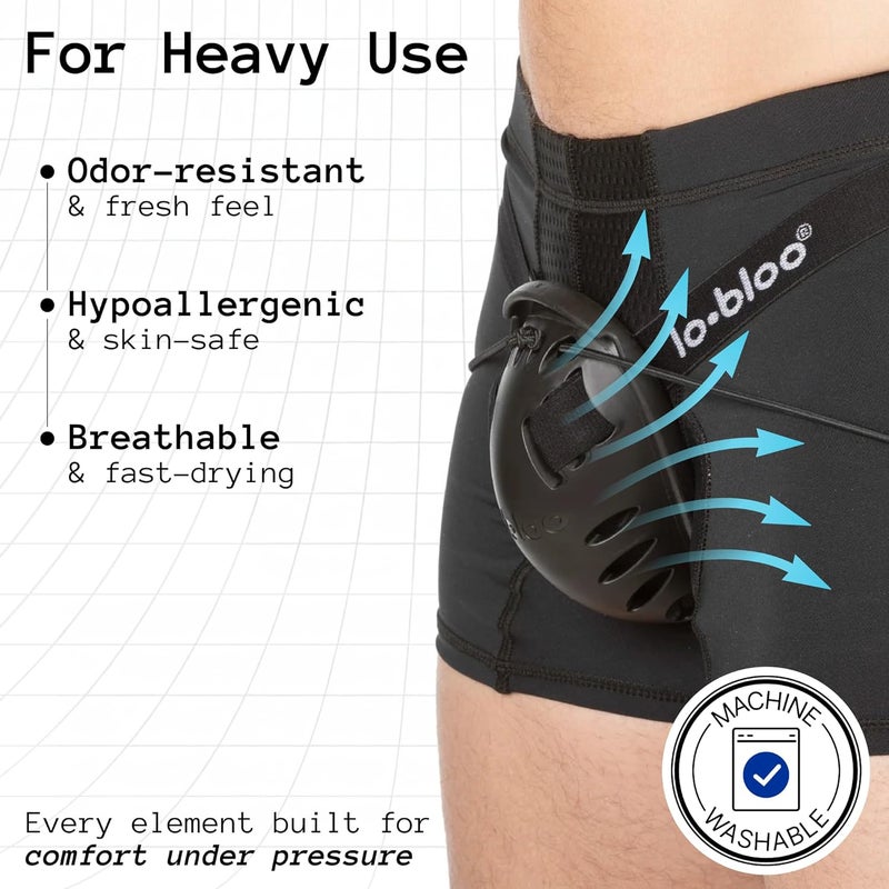 LO.BLOO Thai Cup 2.0 – Professional Athletic Cup for MMA, Muay Thai & Contact Sports | Engineered Performance Protection | Slim Lock Fit, Lightweight Freedom | Made in Sweden - Image 3