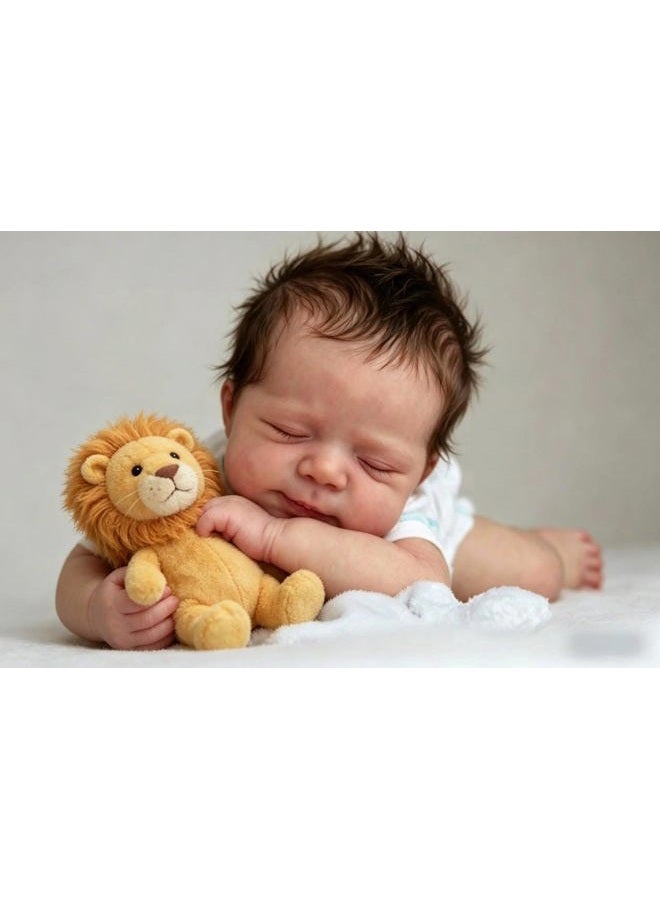 Zero Pam Reborn Baby Dolls 18 inch Soft Silicone Baby Dolls Soft Body Sleeping Realistic Newborn Doll Like Real Babies for Girl Boy Gifts with Feeding Accessories (Modern) - Image 2