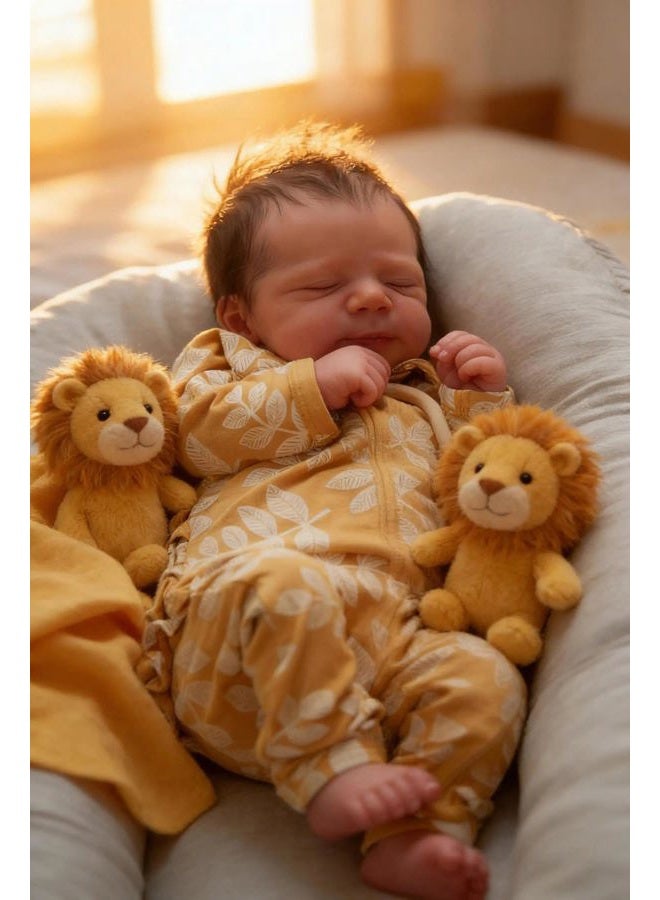 Zero Pam Reborn Baby Dolls 18 inch Soft Silicone Baby Dolls Soft Body Sleeping Realistic Newborn Doll Like Real Babies for Girl Boy Gifts with Feeding Accessories (Modern) - Image 3