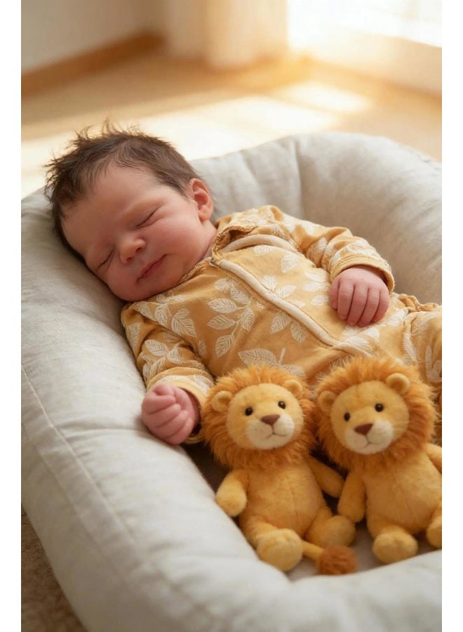 Zero Pam Reborn Baby Dolls 18 inch Soft Silicone Baby Dolls Soft Body Sleeping Realistic Newborn Doll Like Real Babies for Girl Boy Gifts with Feeding Accessories (Modern) - Image 5