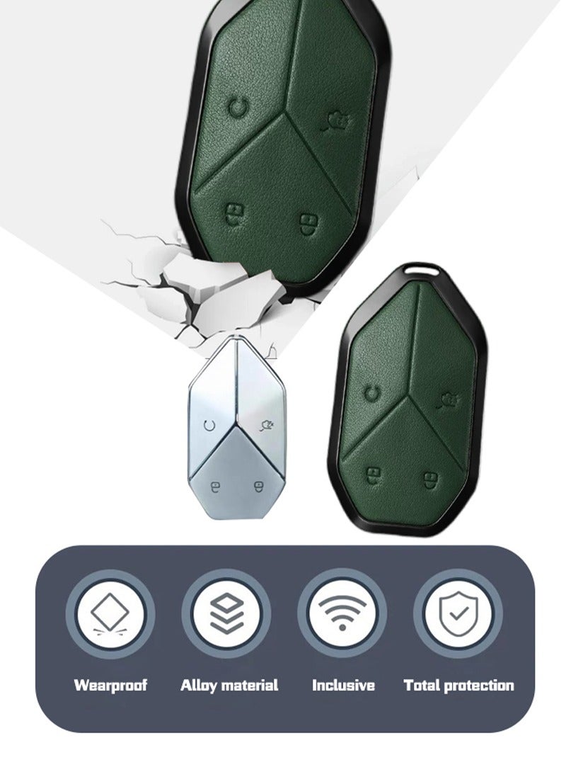 Specially designed for Leopard 5 car, the key cover perfectly wraps the original car key, which is made of anti-fall, wear-resistant and high-end zinc alloy material. - Image 5