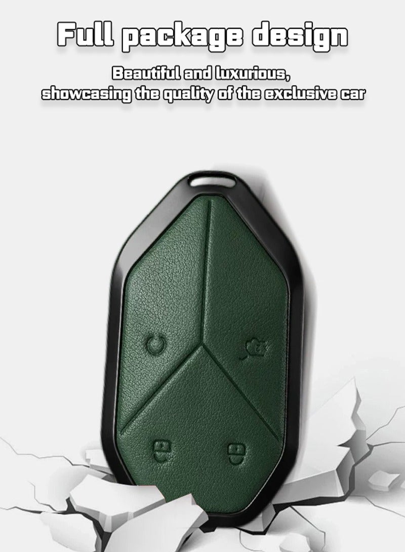 Specially designed for Leopard 5 car, the key cover perfectly wraps the original car key, which is made of anti-fall, wear-resistant and high-end zinc alloy material. - Image 4