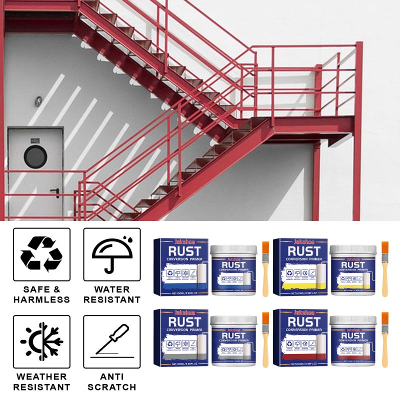 Jakehoe Anti-Rust Conversion Primer Metal Paint Anti-Rust Radiator Conversion Renovation Coating Primer Conversion Agent - Image 4