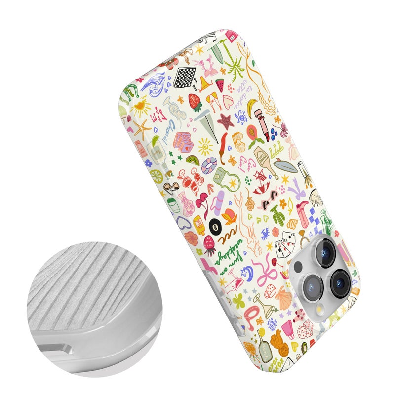 Casely iPhone 15 Pro Max Case | All The Fun Things | Fun on Weekdays | Compatible with MagSafe | Classic Ultra Slim Design - Image 4