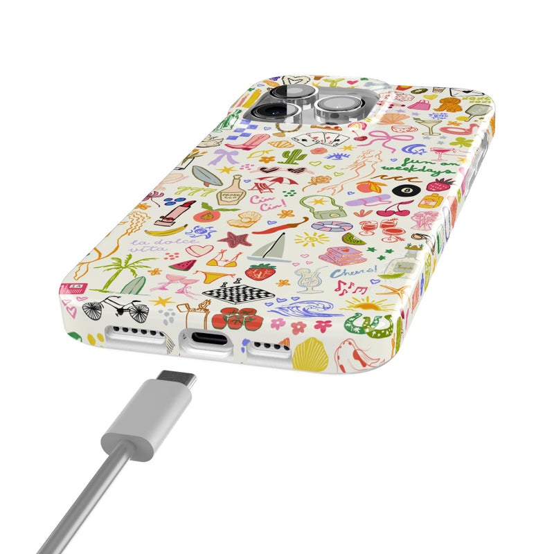 Casely iPhone 15 Pro Max Case | All The Fun Things | Fun on Weekdays | Compatible with MagSafe | Classic Ultra Slim Design - Image 5