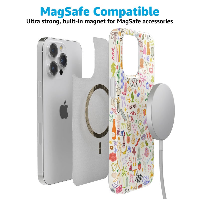 Casely iPhone 15 Pro Max Case | All The Fun Things | Fun on Weekdays | Compatible with MagSafe | Classic Ultra Slim Design - Image 3