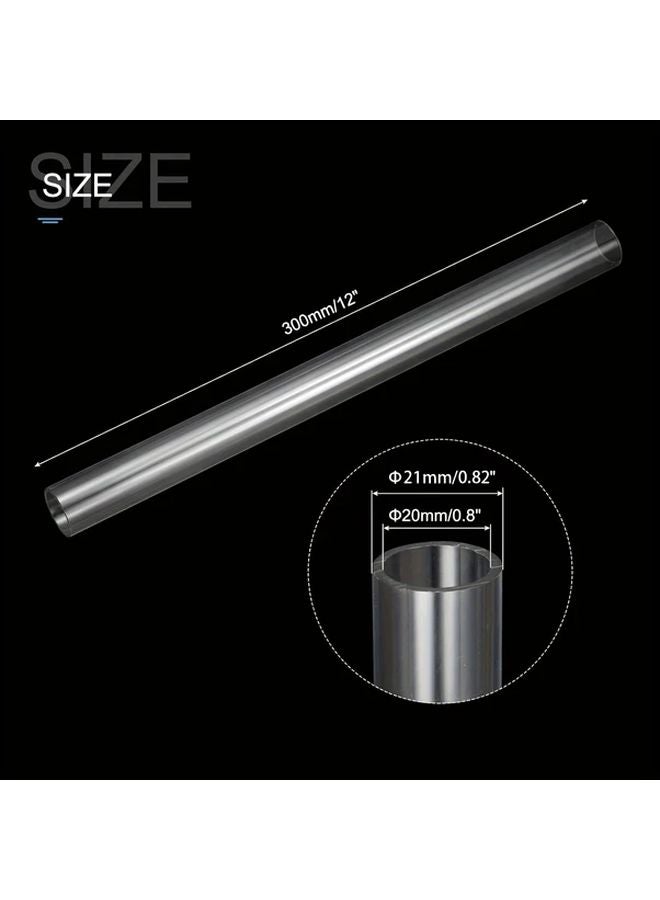 6pcs Clear Storage Tubes With Lids 12 Inch Plastic Bins For Home Office Organization - Image 3