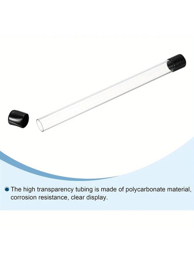 6pcs Clear Storage Tubes With Lids 12 Inch Plastic Bins For Home Office Organization - Image 4