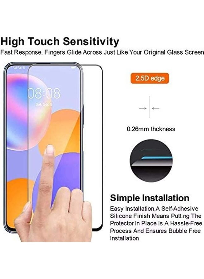 ICS Huawei Y9A Screen Protector. Clear/Black - Image 2