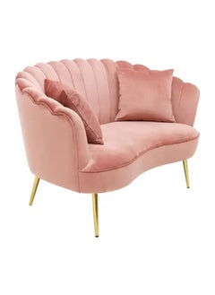 Comfynest Two Seat Living Room Furniture Sofa Modern Pink Velvet Loveseats Sofas Luxury Upholstered Furniture for Hotel  - Image 3