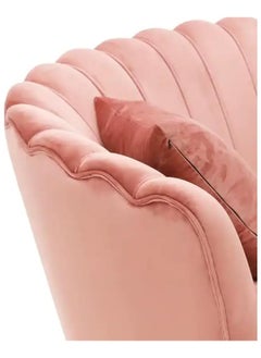 Comfynest Two Seat Living Room Furniture Sofa Modern Pink Velvet Loveseats Sofas Luxury Upholstered Furniture for Hotel  - Image 4