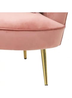Comfynest Two Seat Living Room Furniture Sofa Modern Pink Velvet Loveseats Sofas Luxury Upholstered Furniture for Hotel  - Image 5