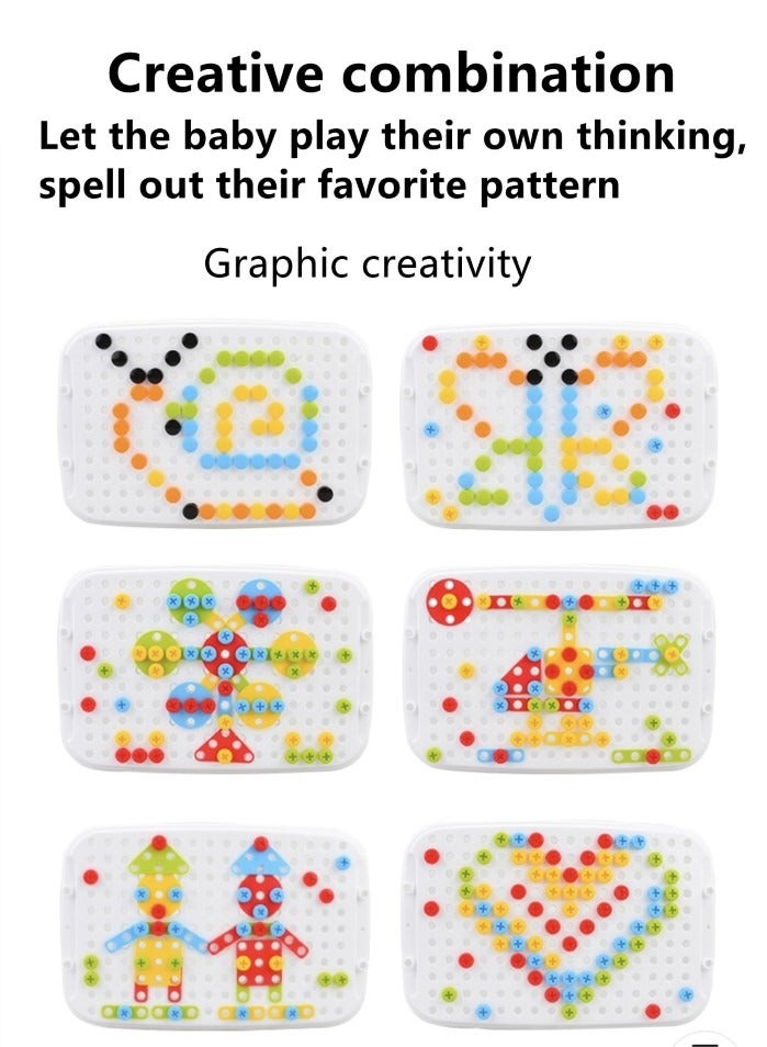 Kutis لعبة 230 قطعة ألعاب تعليمية للأطفال مجموعة ألغاز صندوق ألعاب يدوية 3D 45x30.5 سم - Image 3