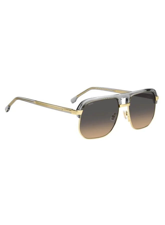 HUGO BOSS Square Double Bridge Sunglasses Frames