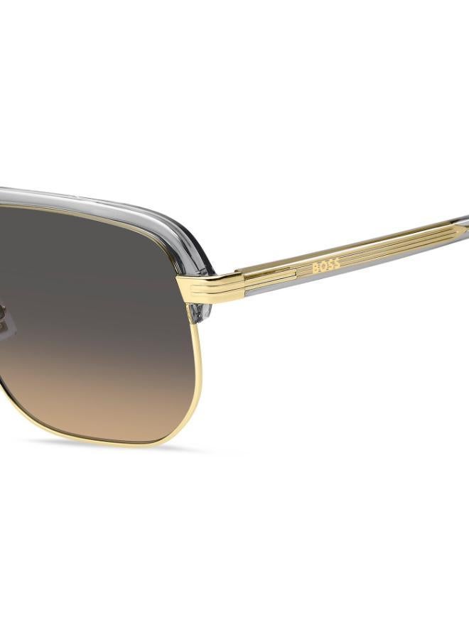 HUGO BOSS Square Double Bridge Sunglasses Frames - Image 4