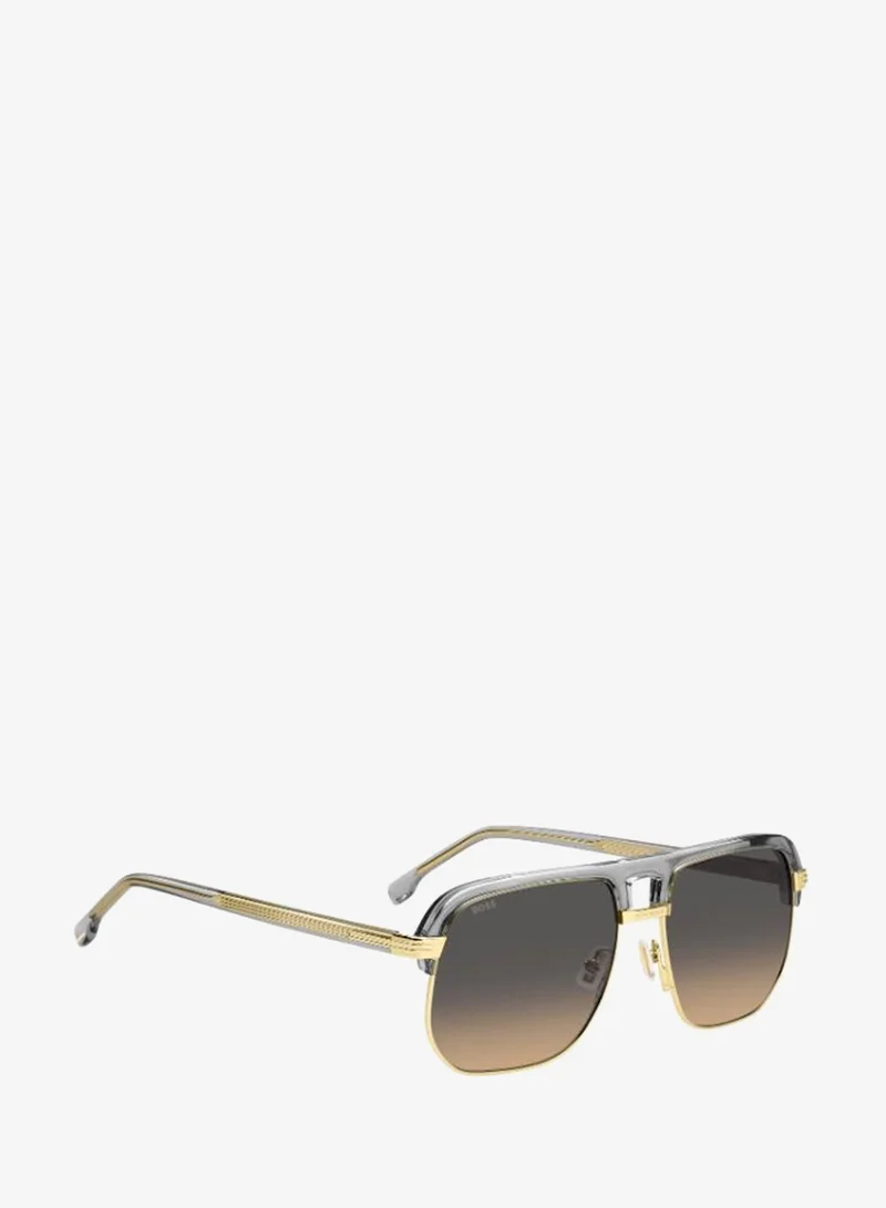 HUGO BOSS Square Double Bridge Sunglasses Frames