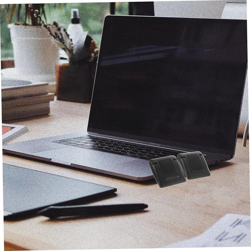 2pcs Folding Laptop Stand Bed Desk Riser for Notebook Computer Monitor - Image 5