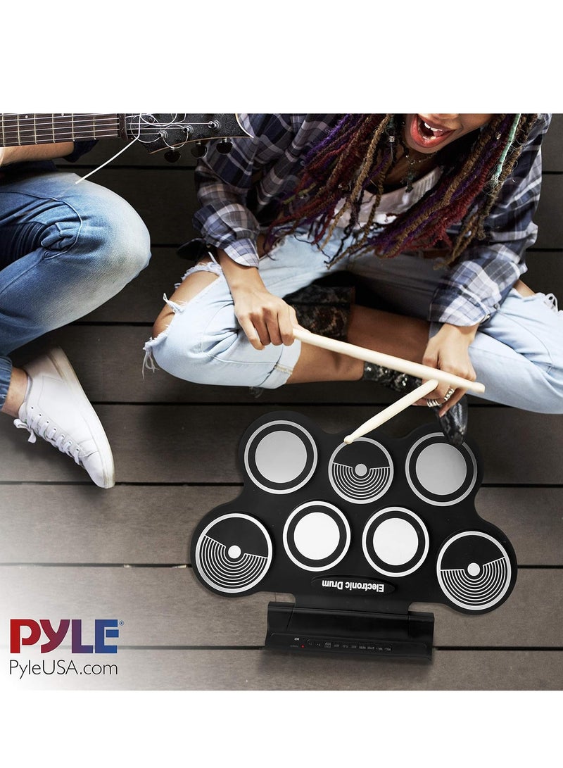 Portable Foldable Silicone Electronic Drum Pad Kit  - Image 3