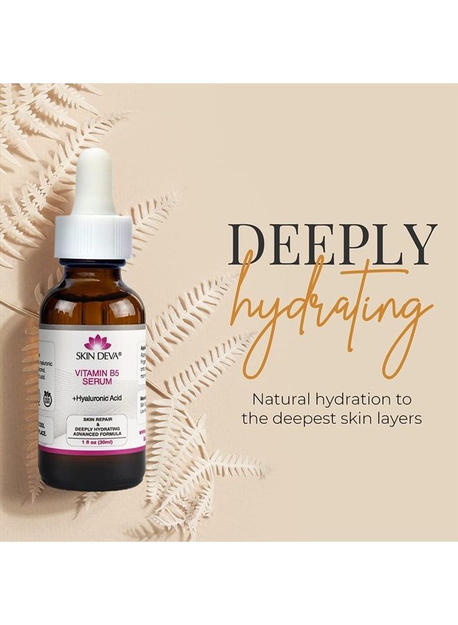 SKIN DEVA Vitamin B5 + Hyaluronic Acid Serum For Face Skin Serum Packed with B5 Relieves and Heals Sunburns Allergic Reactions Insect Bites Revitalizes Skin Perfect Vitamin Serum - Image 5