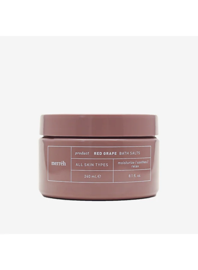 ميريه باريس أملاح استحمام العنب الأحمر 240 مل