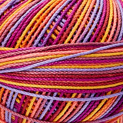 LIZBETH Handy Hands HH03139 Lizbeth Premium Cotton Thread, Size 3, Fruit Fizz - Image 2