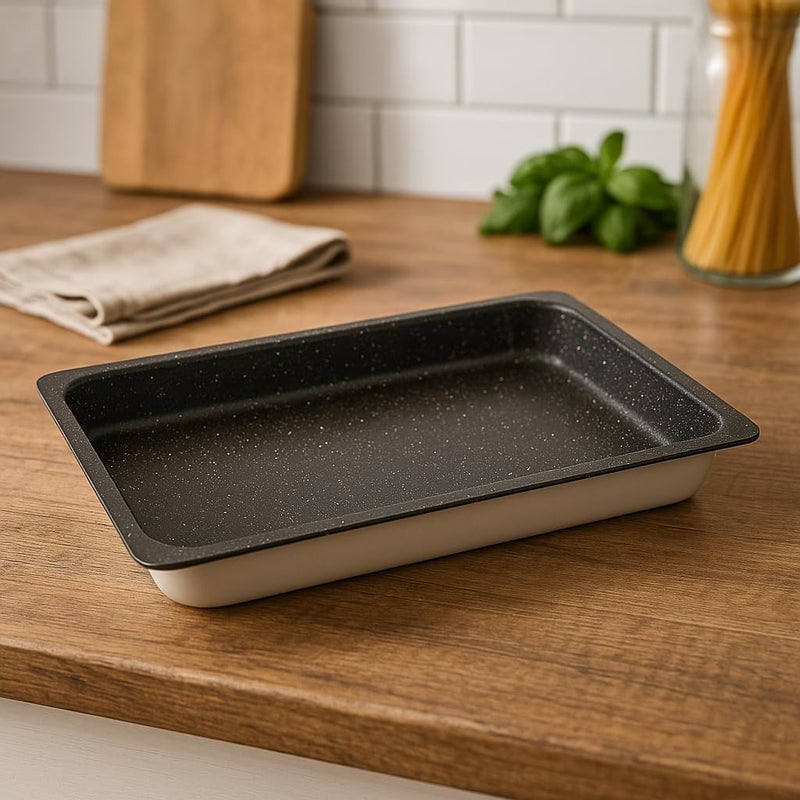 BS B&S Baking Pans 'GASTRONORM' 1/1 Size – Heavy-Duty Stainless Steel Trays - Image 4