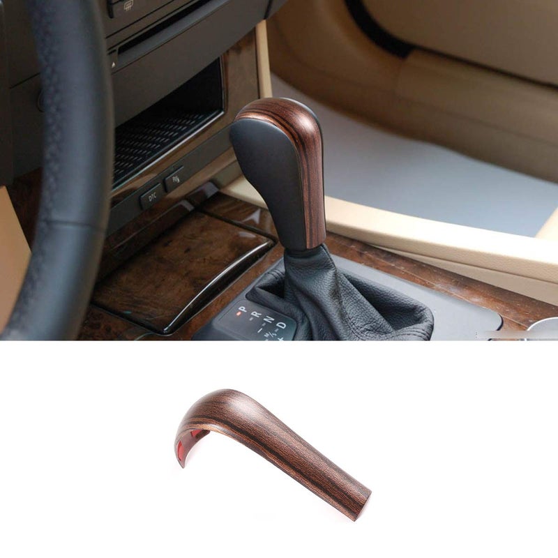 CHEYA ABS Plastic Car Center Gear Shift Knob Head Cover Trim Auto Accessories for BMW E39 E60 E83 E53 E46 E61 19952010 Not for E61 5 Series Sedan