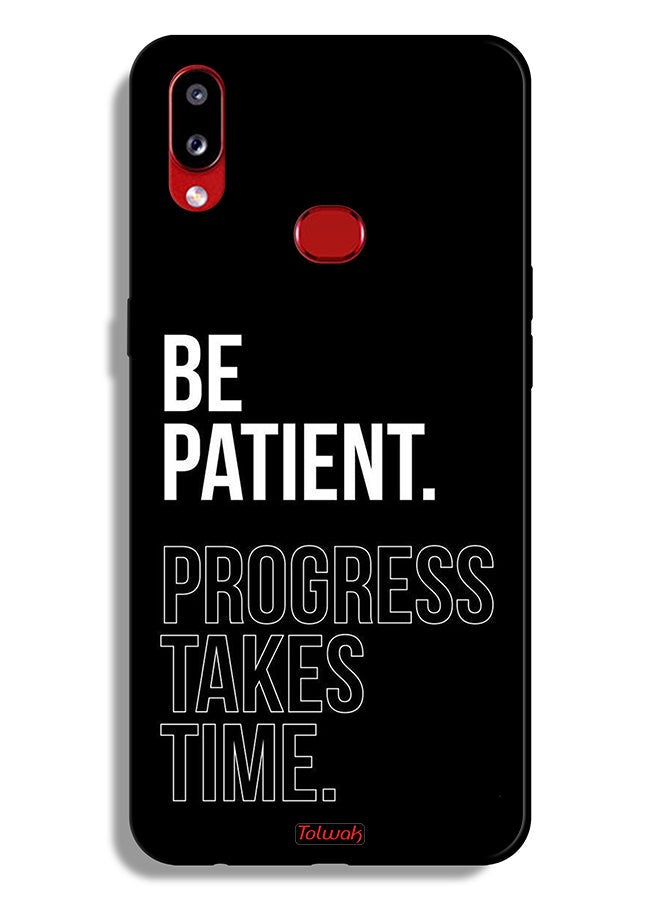 Tolwak Samsung Galaxy A10s Protective Case Cover Be Patient Progress Takes Time - Image 1