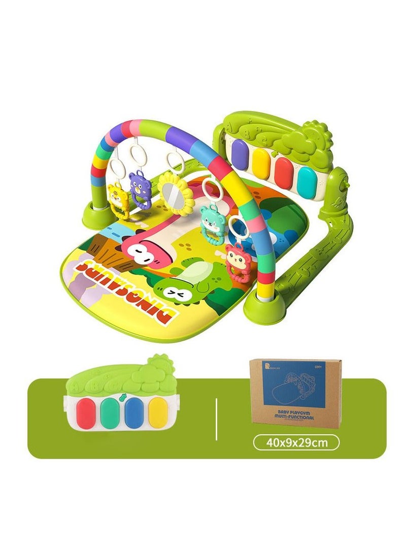 بايبي الرضع وسادة اللياقة البدنية مركز النشاط الركل العزف على البيانو وسادة اللياقة البدنية ، مع الموسيقى والإضاءة للأطفال حديثي الولادة والأطفال الصغار هدية - Image 2