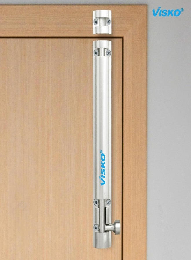 Visko 922 Tower Bolt Half Round 10 Mm(12Inch) Ambesador Series |10 Pcs Set | Home and Offices Doors and Windows Tower Bolt | Silver Color | Combo Pack | - Image 4