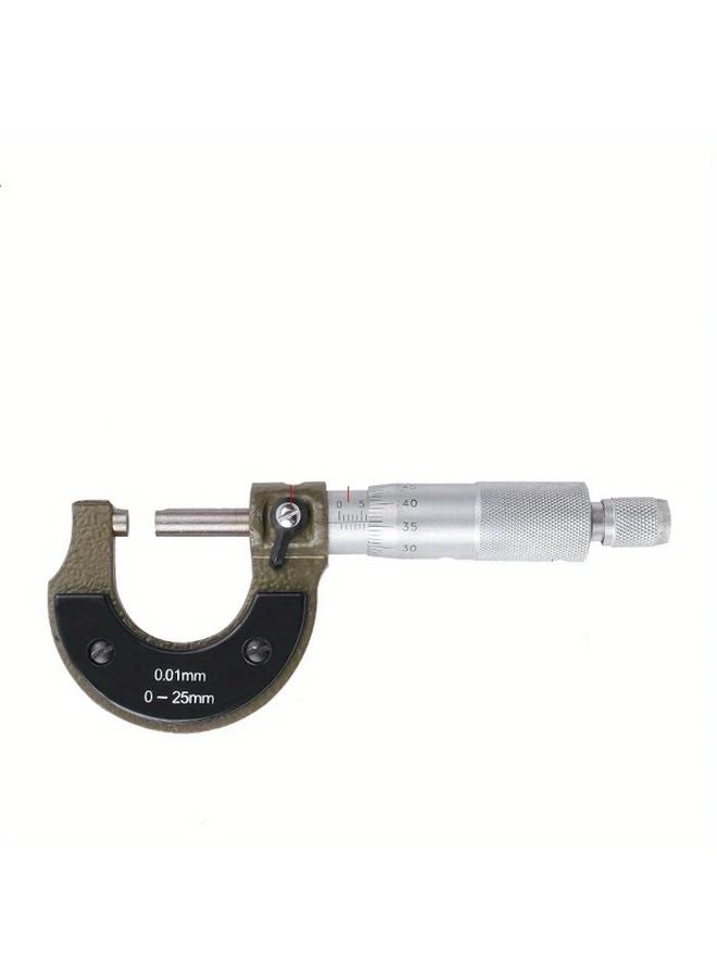 Black Digital Micrometer 0 25mm Hardened Alloy Construction - Image 4