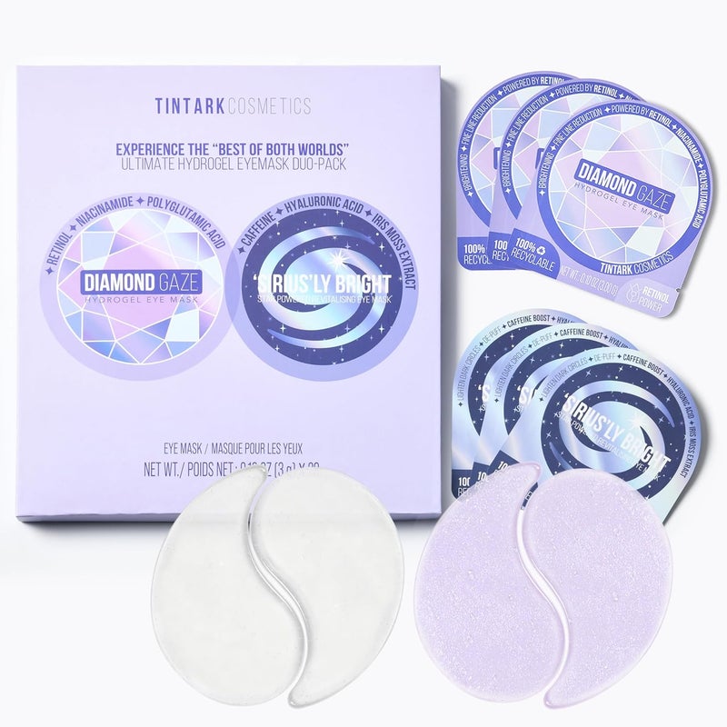 ULTIMATE HYDROGEL EYE MASK 28 Pairs Under Eye Patches Rejuvenate Eye Area Reduce Dark Circles Puffiness Tiredness Bags Gel Pads Brightening Plumps Fine Lines