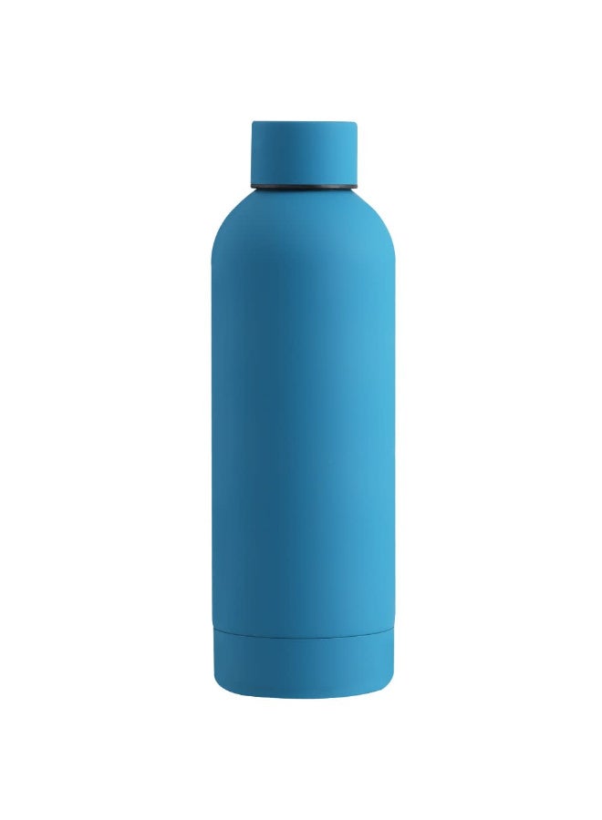 Thermal Water Bottle - Portable Lid Metal Thermal Vacuum Insulated Stainless Steel | Reusable Leak Proof BPA-Free Flask, 500ml, 10 Hours Hot/30 Hours Cold, Double-Walled Design (Light Blue) - Image 2