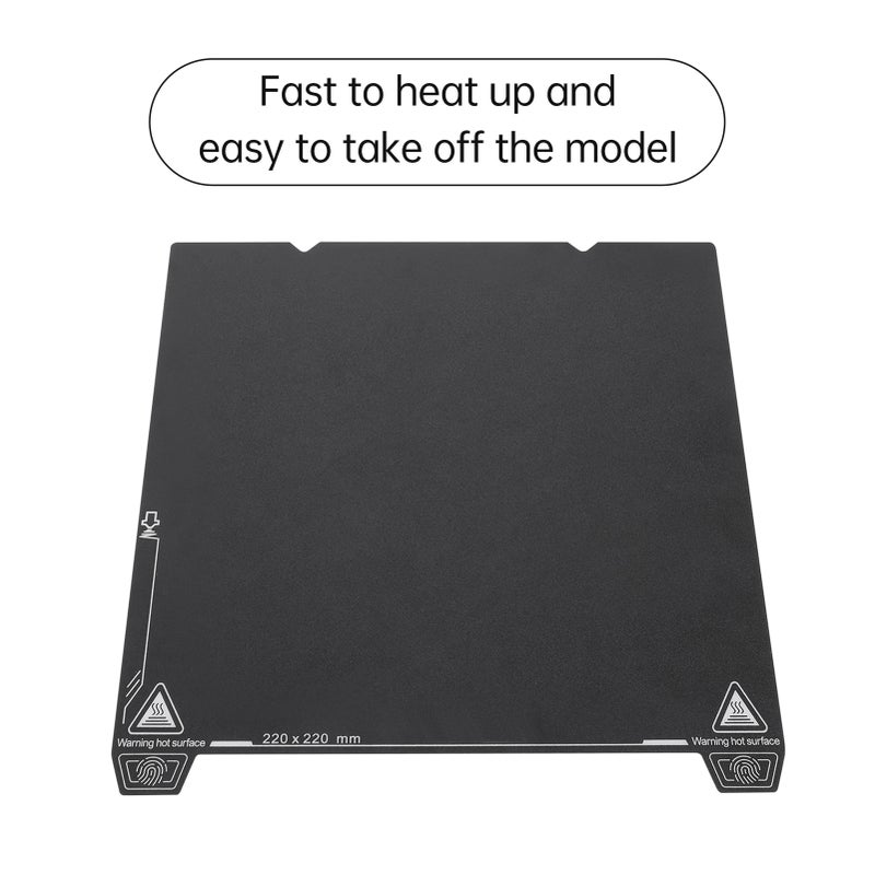 'ensemble لوحة منصات الصلب الربيعي من كرياليتي كمستلزم بديل لطابعة ثلاثية الأبعاد Ender-3V3 SE' - Image 2
