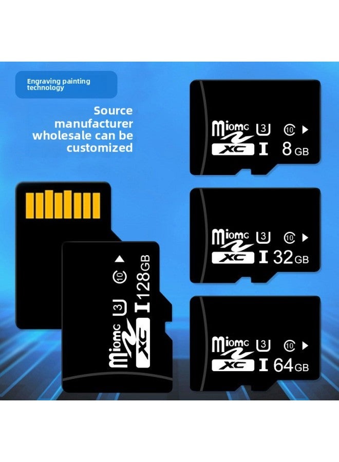Factory Customized Memory Card 8G TF Card 32G Mobile Phone 64G Monitoring Driving Recorder 128G Memory Card 4G 