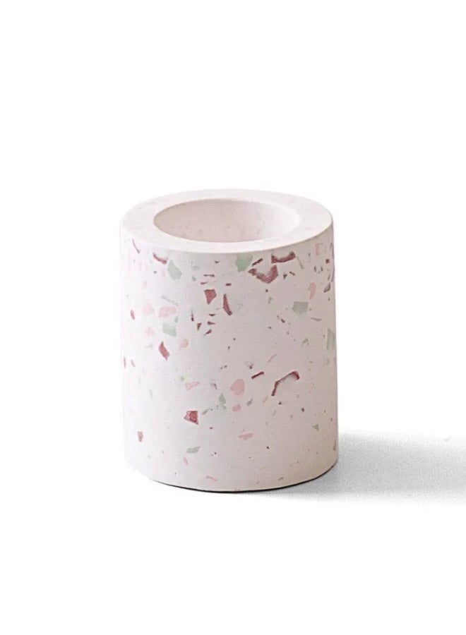 Diatomaceous Earth Electric Toothbrush Holder, Fast Water Absorbent Quick Dry Bathroom Toothbrush Stand, Matte Terrazzo Non-Slip Tooth Brush Organizer for Bathroom Countertop - Image 4