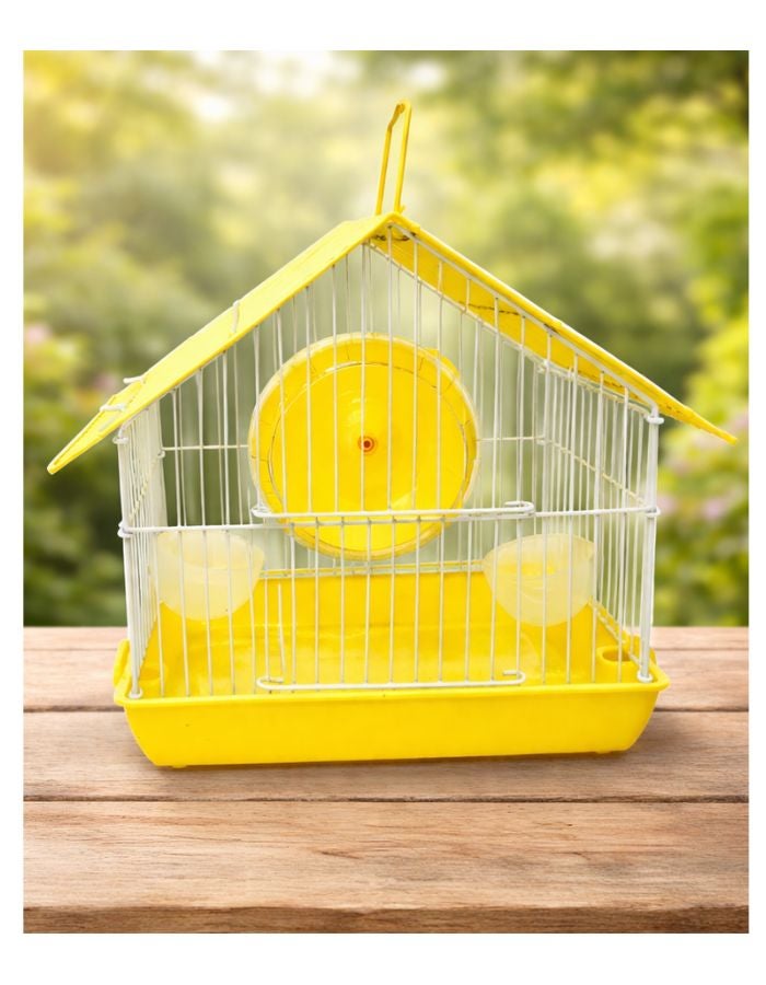 Petto Hamster & Bird Cage 22×16×19 cm | Compact Metal Pet Cage - Image 1