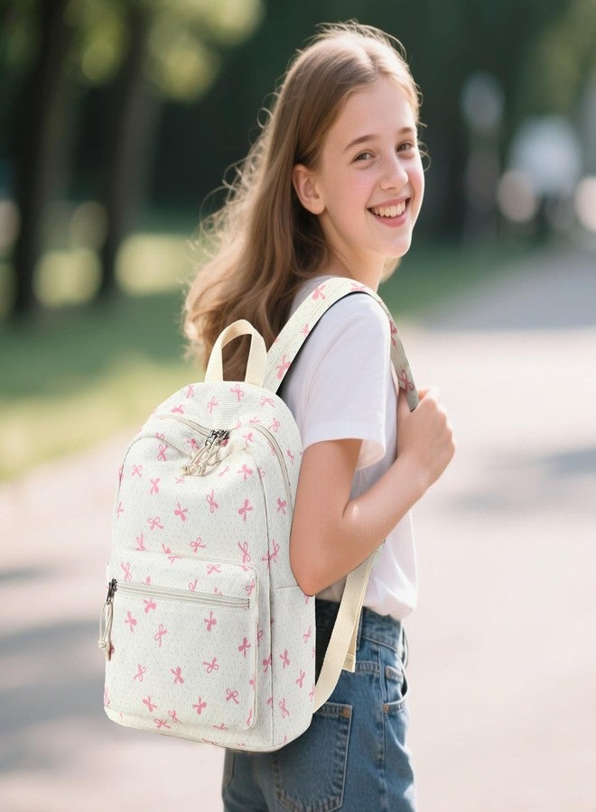 LEDAOU Mini Backpack Girls Toddler Cute Corduroy Small Backpack Purse for Women Teens Kids School Travel Shoulder Bag - Image 3