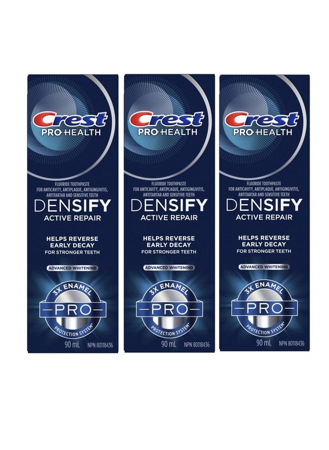 Crest Pro-Health Densify Toothpaste, Advanced Whitening, 3.5 Oz (Pack Of 3)  - Image 1