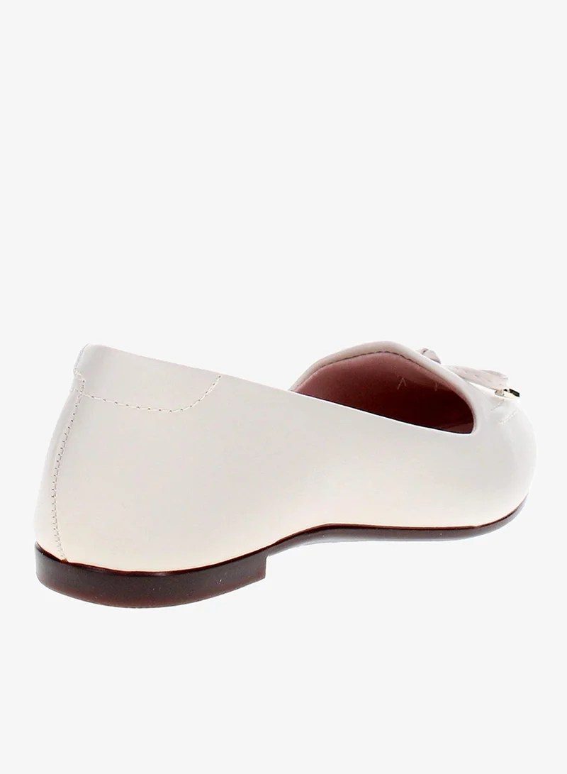 Moleca Off-White Ballerina Shoes for Girls – Comfortable Slip-On Flats with Cute Design – Perfect for School, Parties & Everyday Wear for Women | Best Price UAE